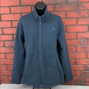 The North Face Sweatshirt Womens XL Green Full Zip